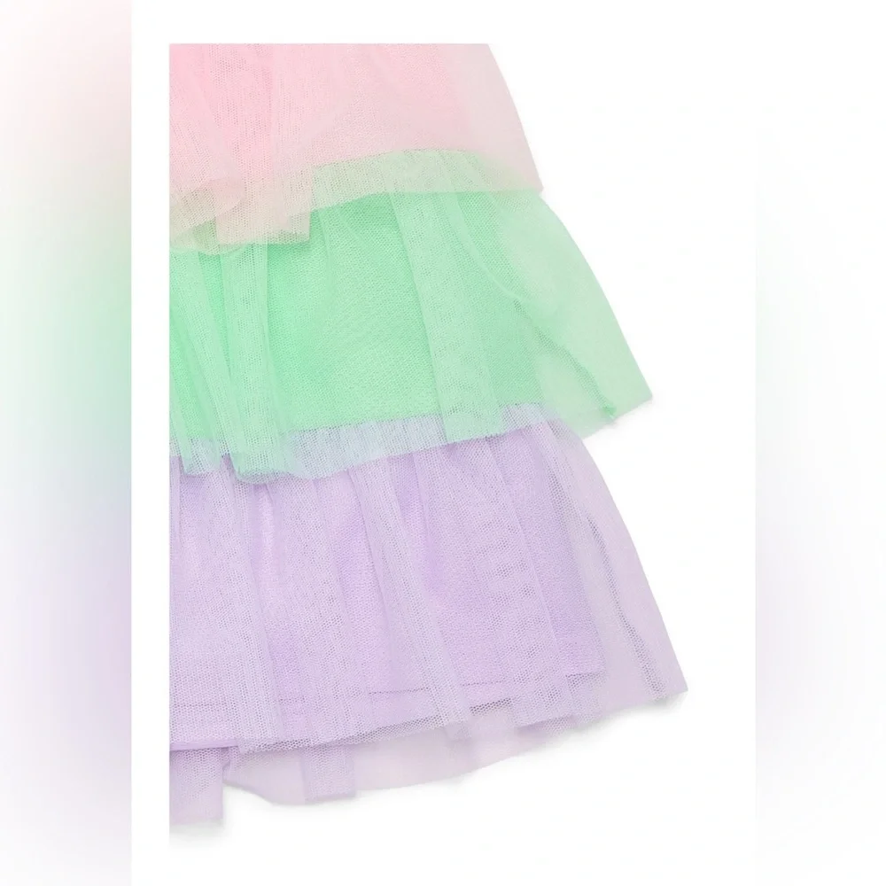 Way To Celebrate Easter Tutu‎ Skirt XL 14-16 Pastel Tiered Mesh NWT